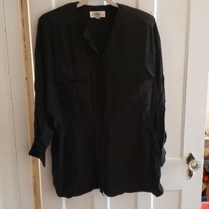 ELLEN TRACY SILK BLOUSE/JACKET
